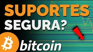 Bitcoin ESSE Suporte PRECISA SEGURAR! Minha ESTRATÉGIA!
