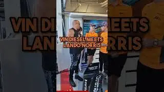 🏎️ #Fast&Furious meets #McLaren #F1 : Vin Diesel & Lando Norris! 🚀#shorts