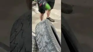Почему эта шина так изношена?