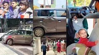 Deepak ko tampu drive kara diya ☺️//Gaadi ka excident hone ke baad car ki condition 😐//
