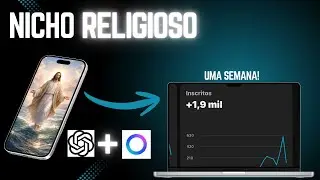 Nicho RELIGIOSO me rendeu 1000 inscritos em uma semana...0 a 1000 muito r&aacute;pido!