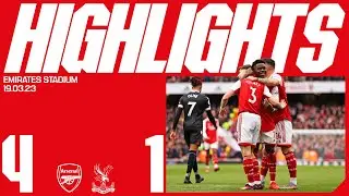 HIGHLIGHTS | Arsenal vs Crystal Palace (4-1) | Martinelli, Saka (2) and Xhaka