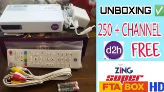 ZING SUPER FTA - NEW HD CONNECTION rs 931 | D2H ZING DIGITAL TV | FTA PACK + ADD ONS.