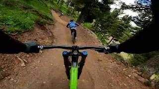 4K DH MTB Ouverture les Orres Bike Park 2020 follow me NEW !!!
