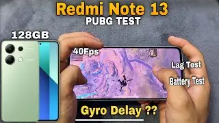 Redmi Note 13 Pubg Test !!😧🔥 | Redmi Note 13 Pubg Graphics Test | Gyro Test | Lag & Battery Test