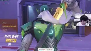 RASCAL SHOWING HIS GENJI SKILLS! 39 ELIMS! POTG! [ OVERWATCH SEASON 23 TOP 500 ]