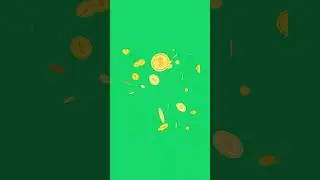 green screen falling money #shorts #greenscreen #money #dollarcoins