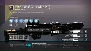 Destiny 2 - Xur Inventory + Secret Shader (3 ADEPTS 2 GOD ROLLS?!)