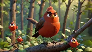 Three Chirpy Birds Build a Nest | Fun Kids Song | Nursery Rhymes and Baby Songs