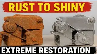 পুরাতন মরিচা পড়া মেশিনের পুনরুদ্ধার |Extreme Rust to Shiny Transformation 🔧✨&rdquo;