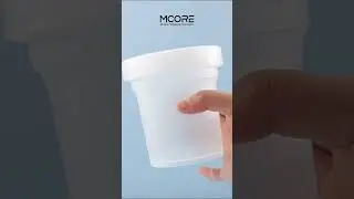 500ml Plastic Ice Cream Jar with Lid