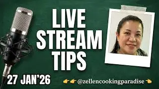 LIVE/MUSIC STREAMING KARAOKE Tips and Guide  with @zellen cooking paradise #27'Jan'26 #415 Tuesday