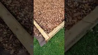 landscape timbers and mulch