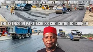 Govt Alex Otti completing the first 6 lanes project in Aba the extension part of port harcourt road