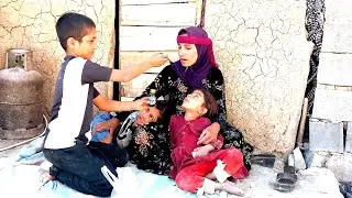 Марьям.  Прибытие лекарств и ремонт окон его дома.  🏡💉