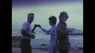 Family Birthday Party In The 1970s - Silent Super 8 Film