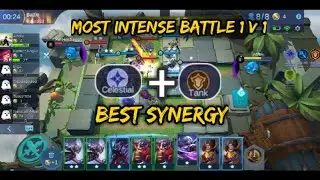 Chess TD BEST SYNERGY Longest ROUNDS | TANK + CELESCIAL 100% win | Mobile legends Bang bang