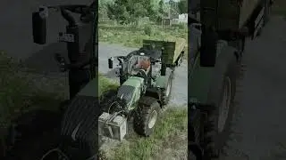 Fendt 724 Vario und MB trac 1100 auf der Hof Bergmann #shorts