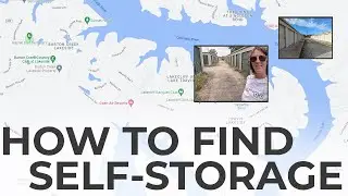 Finding Self Storage Facility on Google Maps