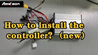 Arwibon Q30 electric scooter--How to install the controller