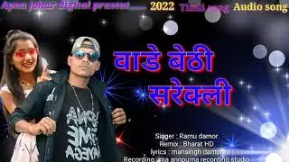 वाडे बैठी सरेक्ली // रामू डामोर न्यू सॉन्ग/२०२२// Kukdi song Ramu damor// #ramudamor #anshigkatija