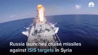 Russia Fires Cruise Missiles At ISLAMIC STATE Targets In Syria