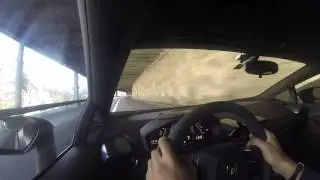 Lamborghini Huracan tunnel Crackle (oem exhaust)