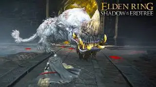 Elden Ring: Shadow of the Erdtree - Golden Hippo Boss Fight (4K) No Mimic