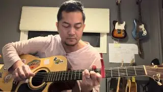 A sky full of stars - Coldplay (cover) - guitar live looping