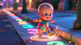 City Lights With Baby | Fun City Song for Kids | Nighttime Adventure Nursery Rhyme