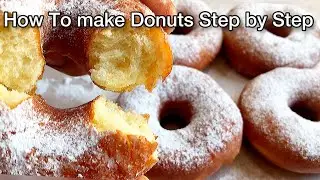 Donut Recipe | How To make Donuts Step by Step | Homemade Donuts Recipe