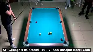 St. George's BC Qormi vs San Bastjan Bocci Club | Xmas2025ST | Semi final