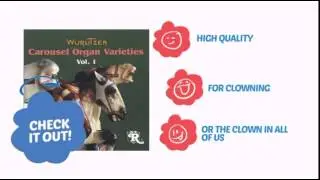 Wurlitzer Carousel Organ Varieties CD - Vol 1 - ClownAntics.com