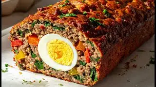 The most delicious meatloaf ever! Try making him like that. It's so delicious ❗