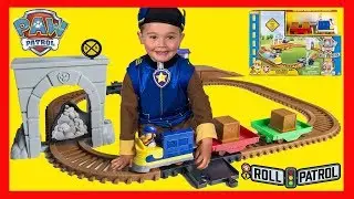 Adventure Bay Railway Train Track Set! Rubble's On A Roll!