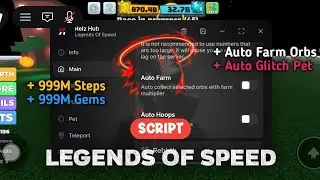 SCRIPT LEGENDS OF SPEED AUTO 999M STEPS