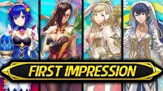 Fire Emblem Heroes - SPRING SHARENA, SPRING KAGERO, SPRING ALFONSE & SPRING CATRIA First Impression!