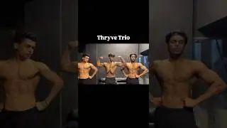 THRYVE TRIO🦍#shorts #gym #bodybuilding #aesthetic