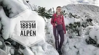 Notkarspitze (1889m)  | Ammergauer Alpen | October hike with so much SNOW 😍