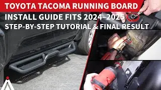 See How We Upgraded Our 2024-2025 Toyota Tacoma with New Running Boards!