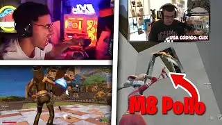 ¡Las peores FNCS para Jolavanille! CLIX se enfrenta 1 vs 3 a M8 Pollo y su trío