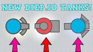 [NEW] DIEP.IO AUTO DESTROYER - SHIELDER - FLANK TRAPPER TANKS! New Diep.io Tank Ideas Ep3