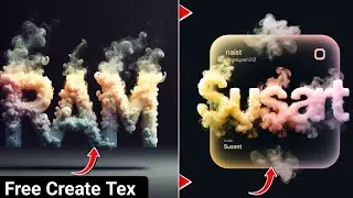 How to Smoke text Free create | Bing image Creator