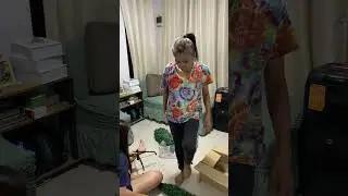 2025 christmas tree set up with mother part 1