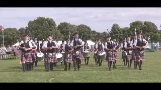 St Thomas' Episcopal School Pipe Band at North Berwick 2015