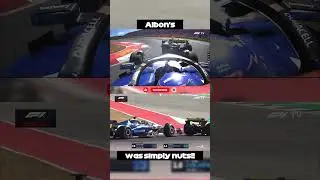 Albon's judgement was impressively perfect 😳👌🏾 #f1 #formula1 #albon #usagp #williams