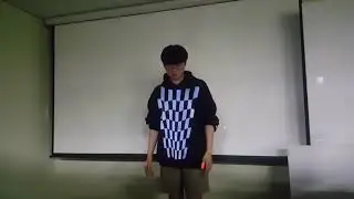 Dynamic Projection Mapping using Kinect-based Skeleton Tracking