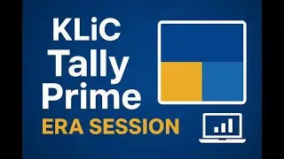 KLiC Tally Prime ERA Session 37 Marathi
