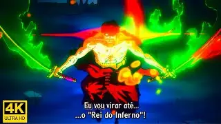 A LUTA DE ZORO CONTRA KING - ONE PIECCE EP 1062
