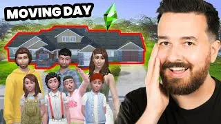 I am moving my Sims to a bigger house! Growing Together (Part 14)